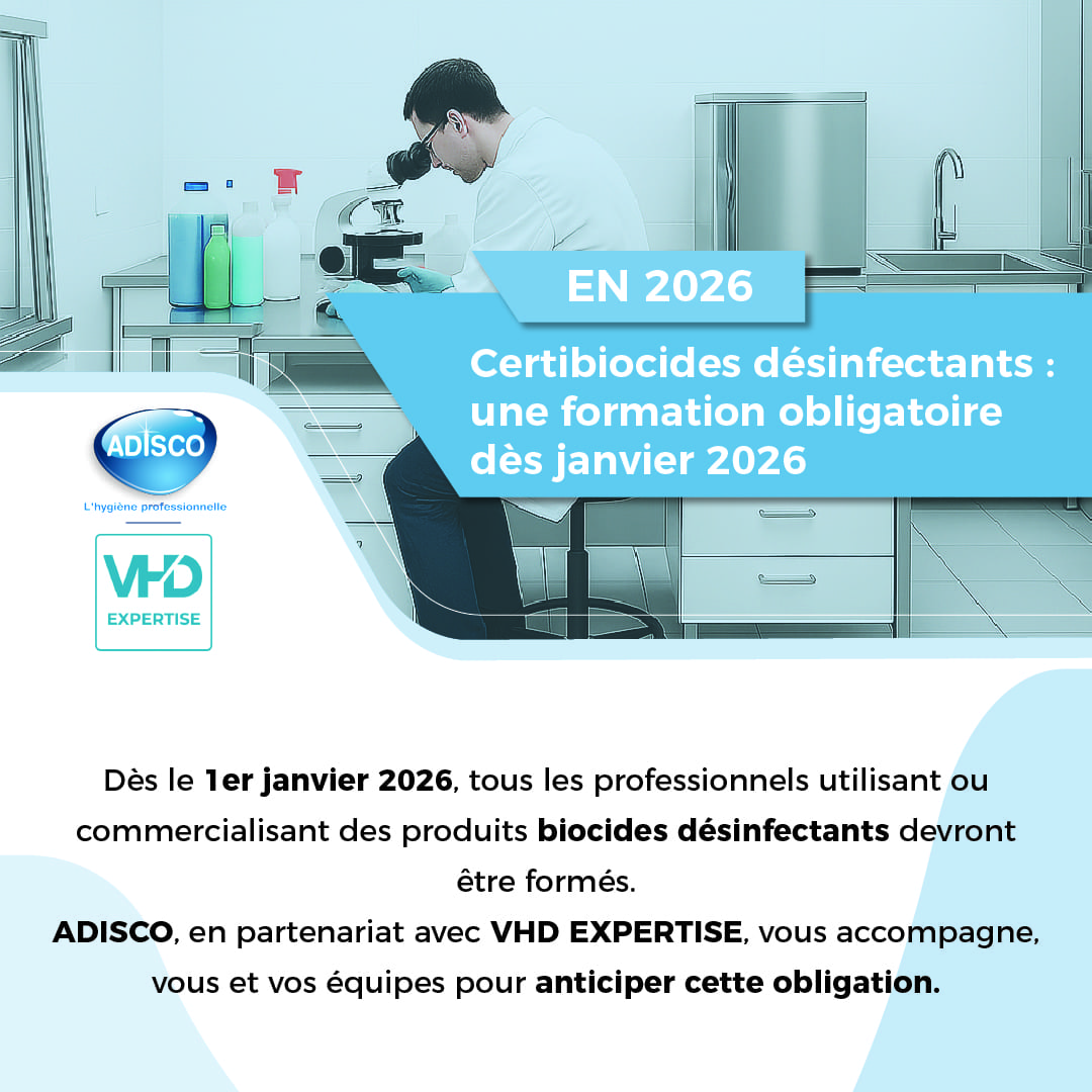 Professionnels de l’hygiène : une nouvelle réglementation change la donne en 2026. ⚠️