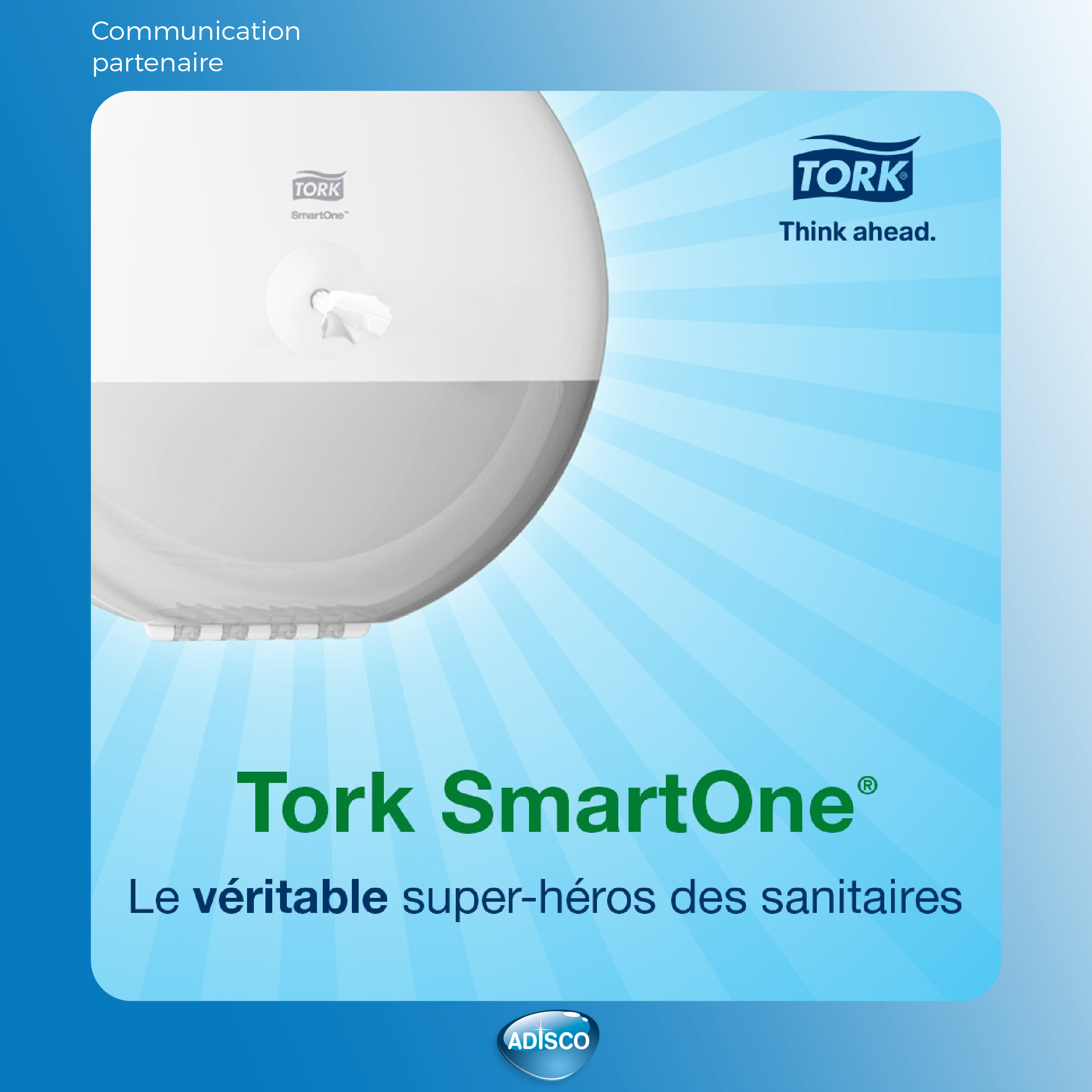 Tork SmartOne®, le véritable super-héros des sanitaires