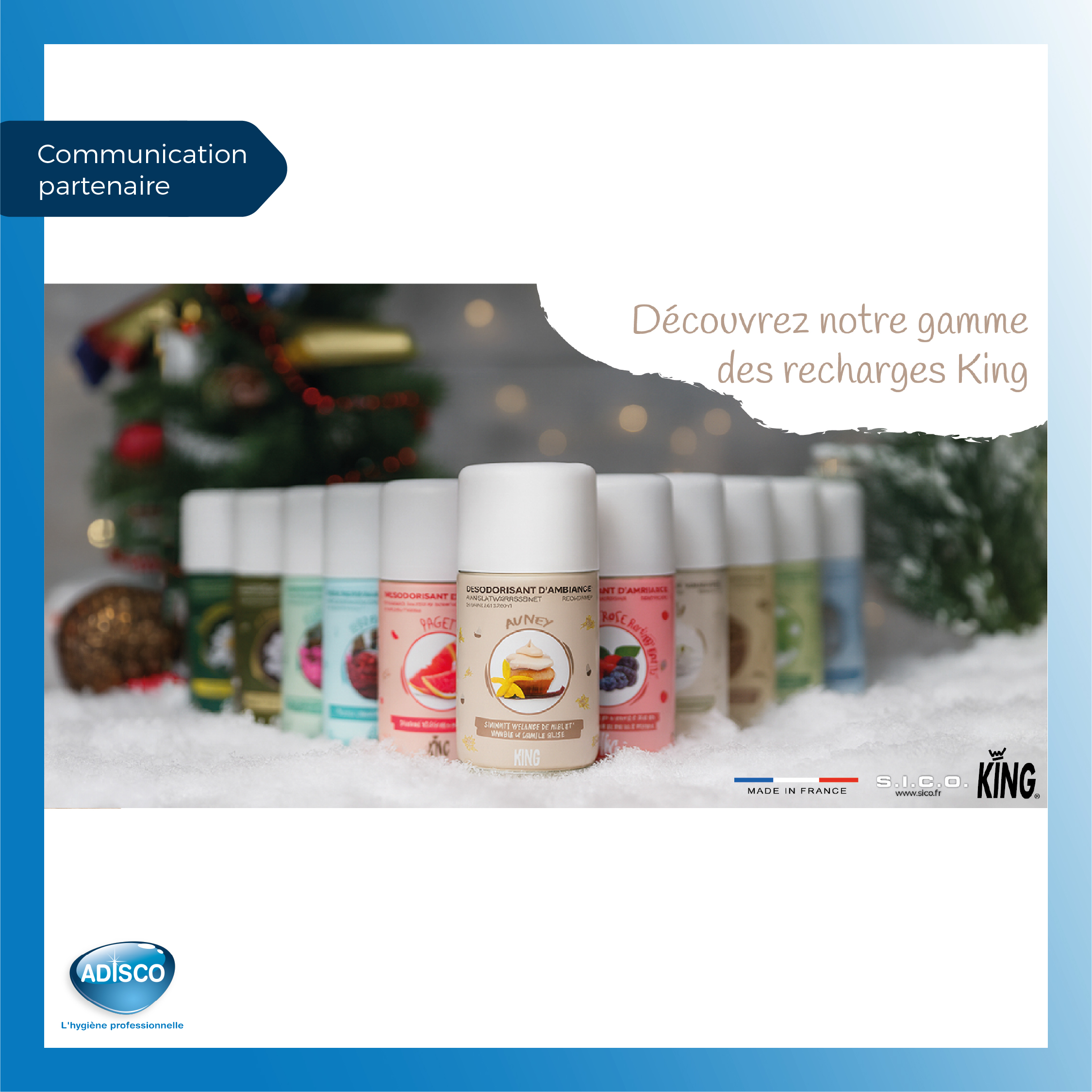 KING – Recharges d’ambiance : 8 parfums & 3 fonctions pour un Noël tout en atmosphère 🎄