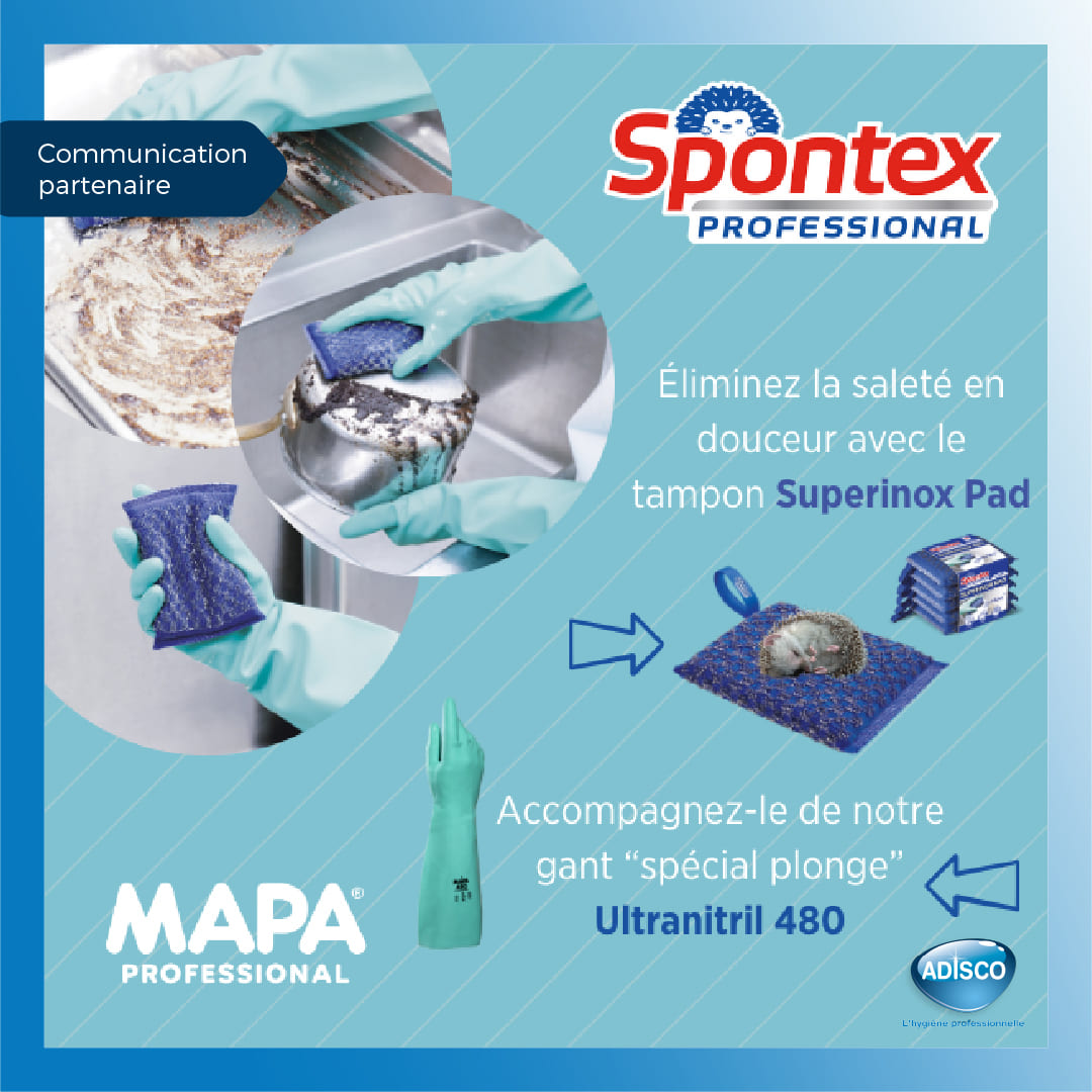 Spontex présente ses éponges SUPERINOX PAD