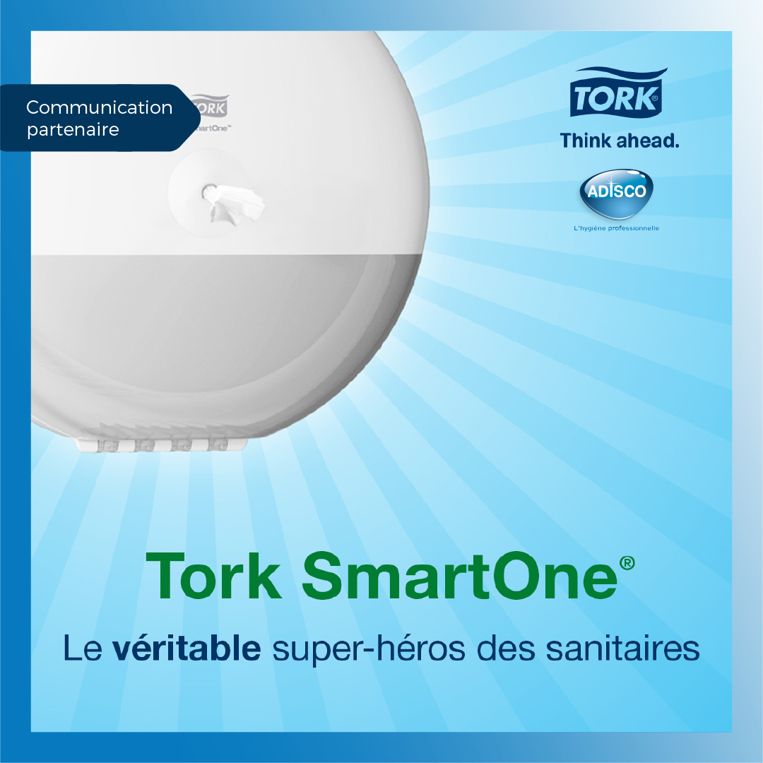 Tork SmartOne®, le véritable super-héros des sanitaires