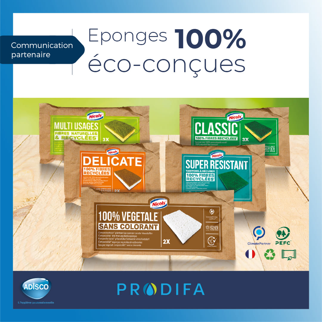Gamme d’éponges 100% éco-conçue en France
