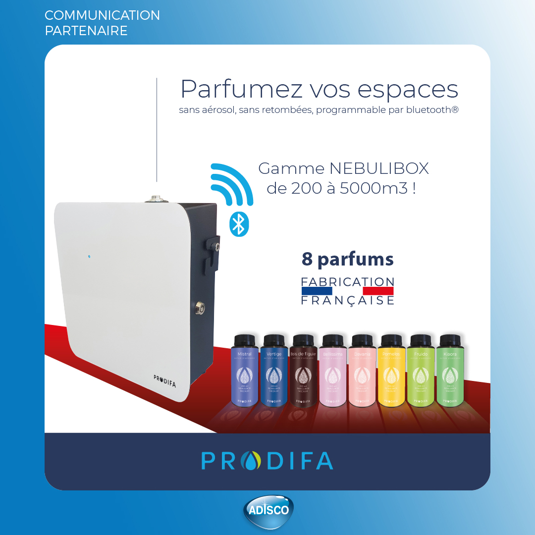 Avec la gamme NEBULIBOX, parfumez les espaces de 200 à 5000m3