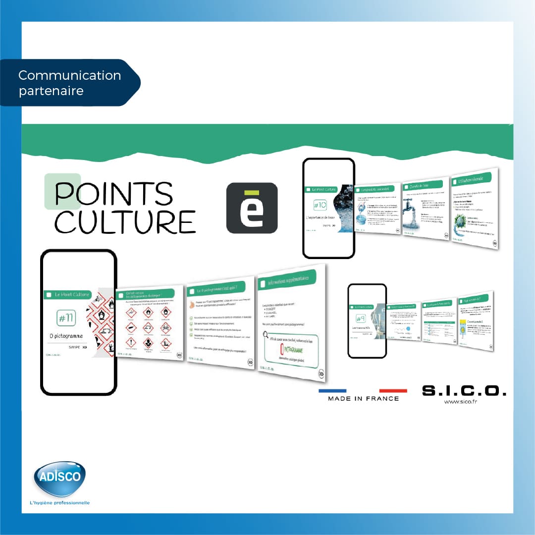S.I.C.O. – Le “Point Culture” : votre rendez-vous pro & malin pour mieux nettoyer !