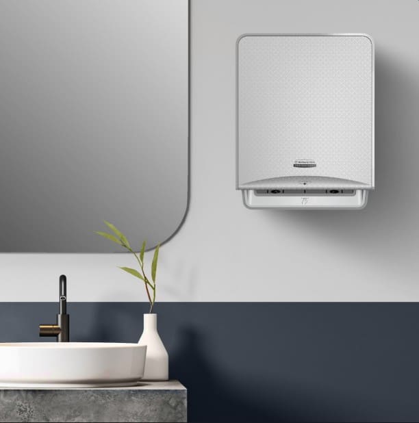 Découvrez ICON™ notre gamme complète de distributeurs d’essuie-mains, de savons et de papier toilette pour l’espace sanitaire.