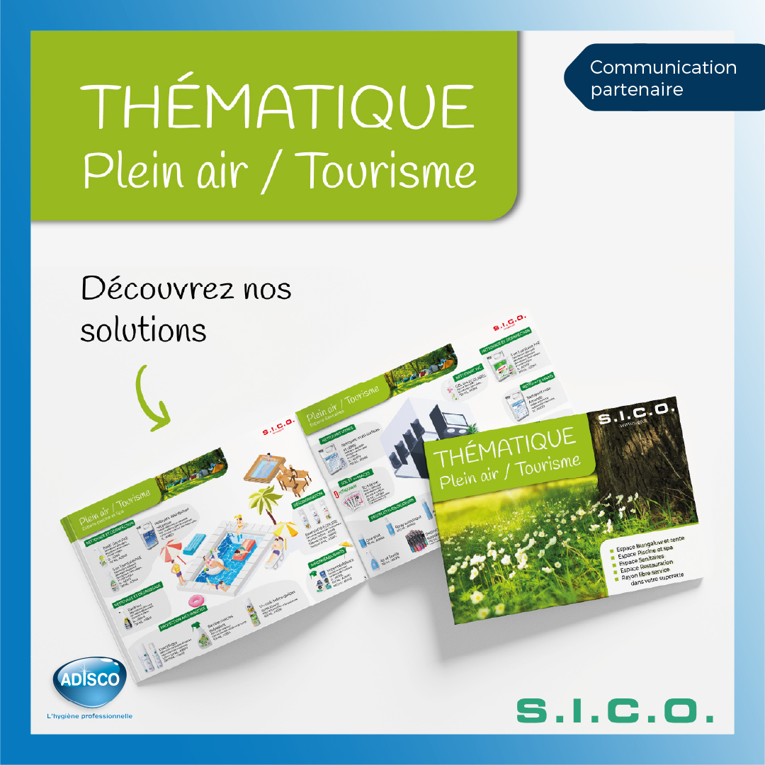 S.I.C.O. vous présente son catalogue Plein Air & Tourisme