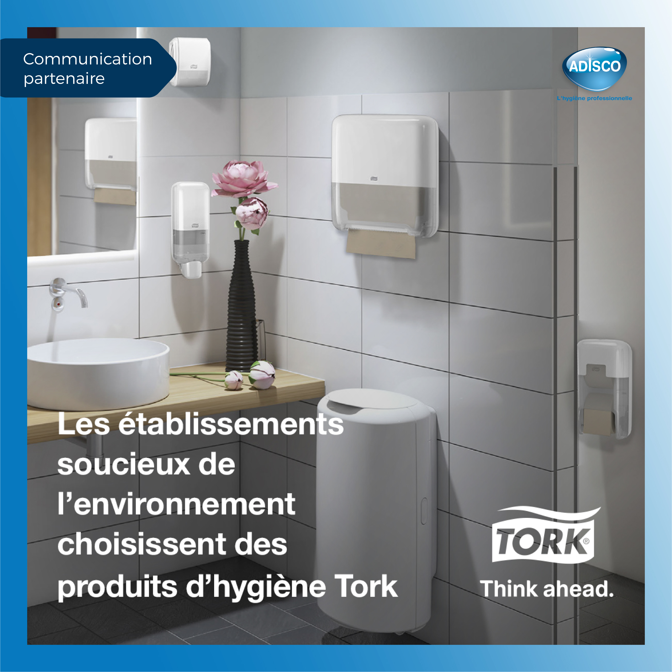 Les établissements soucieux de l’environnement choisissent des produits d’hygiène Tork